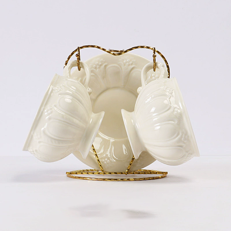 double cup and saucer