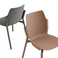 Chaise de salle à manger en plastique PP empilable moderne et colorée de haute qualité OEM pour la maison, le bureau et l'hôtel