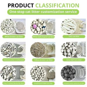 Litière pour chat en bentonite concassée 5 kg, hautement absorbante, agglomération rapide, faible poussière, écologique, contrôle des odeurs supplémentaire, particules durables - Product Image 4