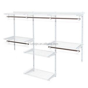 Tủ quần áo tủ quần áo tổ chức hệ thống kim loại quần áo lưu trữ kệ đơn vị - Product Image 6