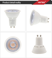 Moderno 2700K GU10 Focos Luz Hotel Proyector Fuentes de iluminación Foco Flicker Free Regulable Led Gu10 Spot Light
