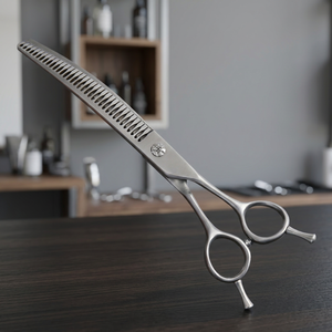 Maclura Stainless Steel Pet Grooming Scissors for Dogs with Self Cleaning Design and Skin Friendly Blades - Product Image 4
