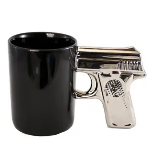 ceramic gun mug Pistol Grip Coffee Mug Ceramic - Microwave Safe Gun Lover's Gift