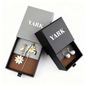 Boîte cadeau coulissante avec logo imprimé sur mesure, emballage luxueux en carton rigide pour stylos, bijoux, parfums, vente en gros directe d'usine - Product Image 1