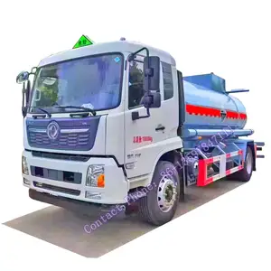 Dongfeng 4x2 Hydrochloric acid sulfuric acid liquid Tanker Truck 10000 liters Gross Dimensions