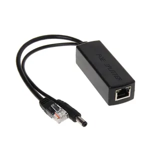 Sunsoont 10/100Mbps Poe Injector Rj45 12W 24W 48V Tot 12V Poe Splitter Kabel Voor Ip Camera