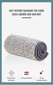 Thấm Tay Miễn Phí Sợi Nhỏ Xoay Dọc Quay Phẳng Bóp Lau Và Xô Với Tái Sử Dụng Có Thể Giặt Lau Vải - Product Image 5