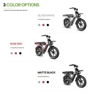 VTT électrique EU Standard PIXAR M9 avec siège arrière et panier avant, vélo électrique tout-terrain pas cher pour adultes