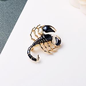 Europe and the United States new fashion creative <strong>scorpion</strong> painting <strong>oil</strong> animal brooch personality insect chest accessories gift - Product Image 2