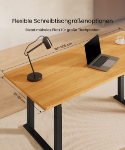 <span class=keywords><strong>Bureau</strong></span> assis-debout <span class=keywords><strong>FlexiSpot</strong></span> E7 Plus, capacité de charge 250 kg, double moteur, cadre réglable en hauteur sur 3 niveaux, table de conférence, <span class=keywords><strong>bureau</strong></span> à domicile, <span class=keywords><strong>bureau</strong></span> de direction - Product Image 6