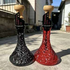 Cachimba de Vidrio Grabado EL Bomber, Juego Completo con Decoración de Caracteres Chinos - Product Image 4