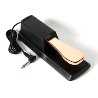 Bonne qualité et prix Accessoires d'instruments Pédale de sustain de piano numérique pour clavier Midi Structure interne avancée électrique