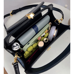 Ladies' <strong>Handbag</strong> - <strong>Black</strong> High-end Texture Crossbody Bag, <strong>Small</strong> and Unique Design, Fashionable and Versatile Shoulder Bag - Product Image 3