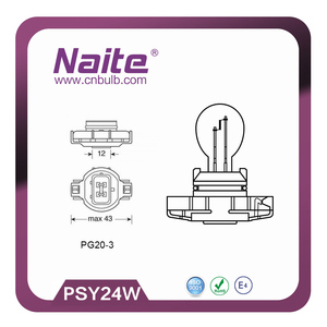 Neue PSY24W 12V 24W AMBER 3000K Auto-Halogenlampe Blinker Glühbirne Zubehör für Tagfahrlicht und Tagfahrleuchten - Product Image 5