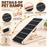 Escaliers et rampes en bois pour animaux de compagnie, pour lit et canapé, pour chiens de petite et grande taille, échelle d'escalade intérieure pour chiots, vente en gros, fabricant