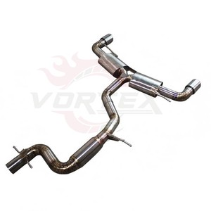 Sistema de Escape Catback de Acero Inoxidable Vortex Performance para VW Scirocco R 1.4T 2.0T con Sistema de Tubos de Escape Dobles de Una Sola Salida - Product Image 2