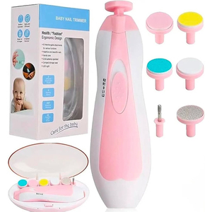 Vente en gros de lime à ongles portable pour bébé, lime à ongles électrique professionnelle bleue au meilleur prix - Product Image 1