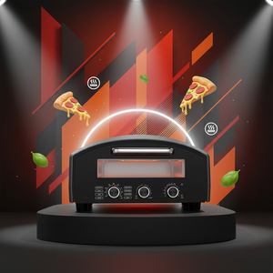 เตาบาร์บีคิวไฟฟ้าแบบพกพาสำหรับใช้ในเชิงพาณิชย์ ครัวเรือน สวน งานเลี้ยงครอบครัว กิจกรรมกลางแจ้ง แคมป์ปิ้ง ปิ้งย่าง พิซซ่า ความจุ 25 ลิตร - Product Image 1