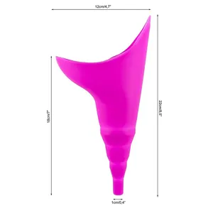 Urinario Femenino Portátil para Viajes y Campamentos al Aire Libre, Urinario de Silicona Suave / Dispositivo de Micción Desechable de Papel, Orina de Pie <span class=keywords><strong>GYH</strong></span> - Product Image 3