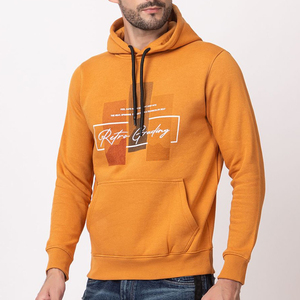 เสื้อฮู้ดผู้ชายผ้าฝ้าย100% 400ก., ผ้าฝ้ายผสมโอเวอร์ไซส์ใหญ่พิเศษพิมพ์ลายผ้าฝ้าย100% - Product Image 4