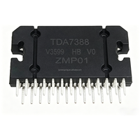 Amplificateur de puissance audio TDA7388, circuit intégré d'origine 7388 IC, sortie quatre canaux, amplificateur de puissance pour voiture, audio ZIP-25