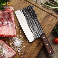Couteaux de boucher en acier inoxydable de haute qualité pour la cuisine, légumes, viande, poisson, couteaux de chef pour hacher, boîte cadeau