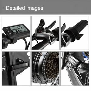SAMEBIKE 20*4.0 Fat Tire Electric Hybrid Bike 48v Fat Tire Wheel Rear Hub <strong>Motor</strong> Lithium Battery <strong>EBike</strong> - Product Image 2