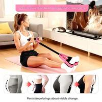 Bandas de Resistencia Multifuncionales Personalizadas para Entrenamiento de Abdomen, Cintura, Brazos, Core/ABS y Piernas, 4*30LB, con Pedal