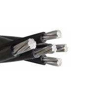 Dernier prix conducteur en aluminium ABC câble en aluminium faisceau aérien XLPE isolé câble ABC