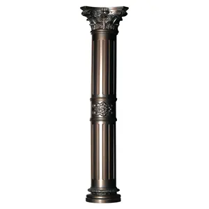 Columna romana de fundición a presión de hierro forjado, decoración moderna para jardín al aire libre, en venta