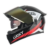 Casque modulaire intégral LVCOOL LV115 pour moto, unisexe, ABS, double visière, déverrouillage rapide, homologué DOT, pour adultes, femmes et hommes, Cascos