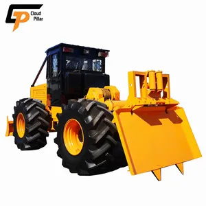 Chinese Forestry logging equipment wheel Crawler mini log skidder wood machine for sale in Mexico Australia Canada USA