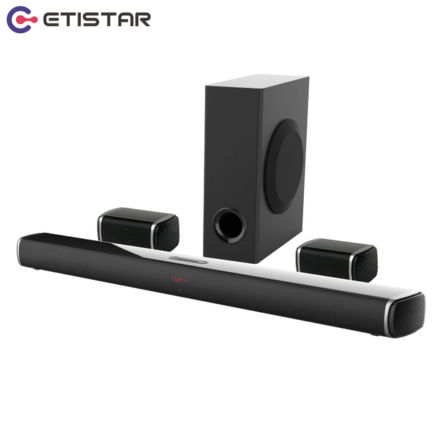 2023 New Bluetooth 5.1ch Wireless Sound Bar Home Sound System Wireless Tv Soundbar Speaker for Tv Home Theater