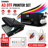 Imprimante DTF A3 XINMEI XP600 avec four, machine d'impression sur film PET 30 cm pour T-shirts, sweats à capuche, sacs, chapeaux, imprimante DTF de bureau A3