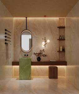 Không silica thạch anh đá onxy đá cẩm thạch màu hồng thiêu kết đá cẩm thạch bàn gốm sứ hồng Đá Cẩm Thạch thiêu kết tấm gạch - Product Image 4