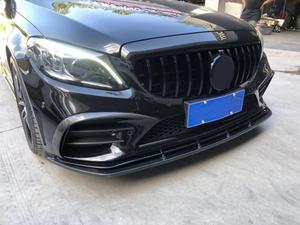 Divisores de Labios Delanteros de Fibra de Carbono W205 S205 C205 A205 para <span class=keywords><strong>Mercedes</strong></span> <span class=keywords><strong>Benz</strong></span> <span class=keywords><strong>Clase</strong></span> <span class=keywords><strong>C</strong></span> C43 AMG 2D 4D <span class=keywords><strong>2020</strong></span> 2021 - Product Image 6