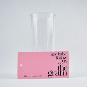 Étiquettes de vêtements en papier de haute qualité, personnalisables avec impression et estampage, nouveau design tendance - Product Image 1