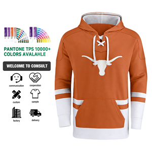 เสื้อฮอกกี้น้ำแข็งผู้ชายแบบกำหนดเอง ปักชื่อทีม หมายเลข OEM ลายเปล่า พิมพ์ลาย โพลีเอสเตอร์ 100% ระบายอากาศได้ดี สำหรับกีฬา - Product Image 2