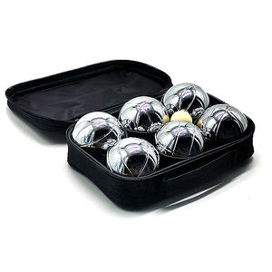 Boules <span class=keywords><strong>de</strong></span> pétanque en acier inoxydable, marque Strue, couleur argent, origine Chine, logo personnalisé, certifiées EN71, loisirs <span class=keywords><strong>de</strong></span> plein air, balles <span class=keywords><strong>de</strong></span> squash - Product Image 1
