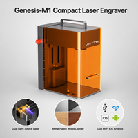 Máquina de Grabado y Marcado Láser Dual Genesis-M1, 2W IR + 10W Luz Azul, Compatible con LightBurn GRBL, para Metal, Plástico y Madera