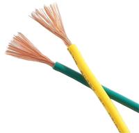 Câble électrique industriel pour bâtiment, conducteur en cuivre nu flexible multibrins, isolé en PVC, 450/750V, 60227 IEC 02 RV
