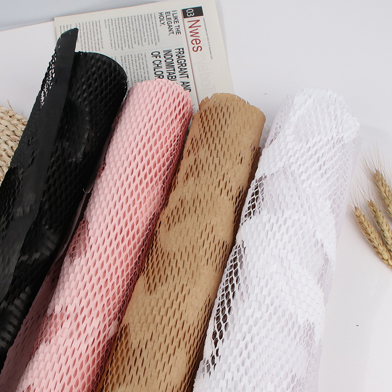 Honeycomb Wrapping Paper 0.3m Kraft Paper Cushioning Wrap Paper Packaging