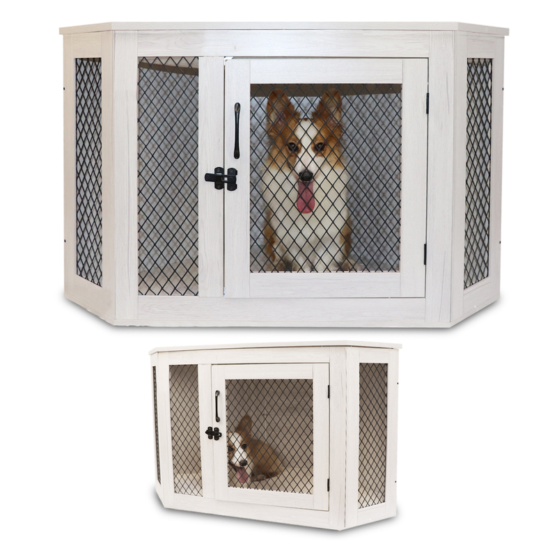 Corner Dog Crate Furniture Kennel Furniture