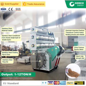 Nouvelle machine à <span class=keywords><strong>granulés</strong></span> pour ensilage de maïs et paille de blé, solutions de production pour les résidus de paille de riz et de tiges de sorgho, 1-12 tonnes/heure - Product Image 4