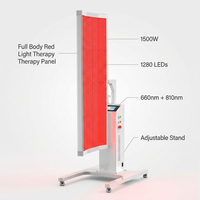 Panel de Terapia de Luz Roja Suyzeko para Cuerpo Completo, 660nm 850nm, Máquina de Fotobiomodulación con Soporte Motorizado para Clínica de Bienestar y SPA