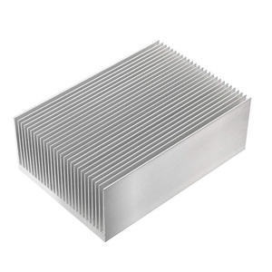 Venta al por mayor de fábrica Cobre Soldadura Tubos de calor Extrusión de aluminio Hebilla Aleta Disipador de calor con base - Product Image 2