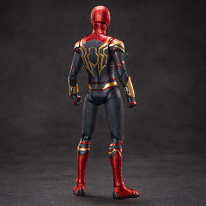 Original Authentique Marvel Spider Man-No Way Home <span class=keywords><strong>Rouge</strong></span> <span class=keywords><strong>Or</strong></span> Spider-Man 1/6 Figurines Articulations Mobiles 18cm 7in - Product Image 4