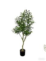 Arbre artificiel d'olivier en gros, plante décorative verte de simulation pour usage intérieur