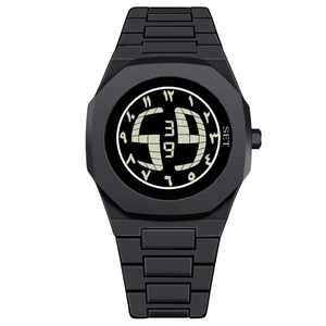 सबसे ज्यादा बिकने वाली 2025 अरबिक पुरुषों की घड़ी हाई-एंड आकर्षण घड़ी यूनिसेक्स वाटरप्रूफ 300 बार क्वार्ट्ज आंदोलन 20 मिमी ग्लास चमकदार पॉइंटर - Product Image 3