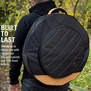 Mochila de Transporte con Bolsillos para Baquetas, Doble Capa, Estuche para Platillos, Accesorios de Protección y Almacenamiento para Instrumentos, Muestra Gratuita - Product Image 4